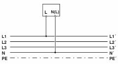 Connection L/N (AC)
