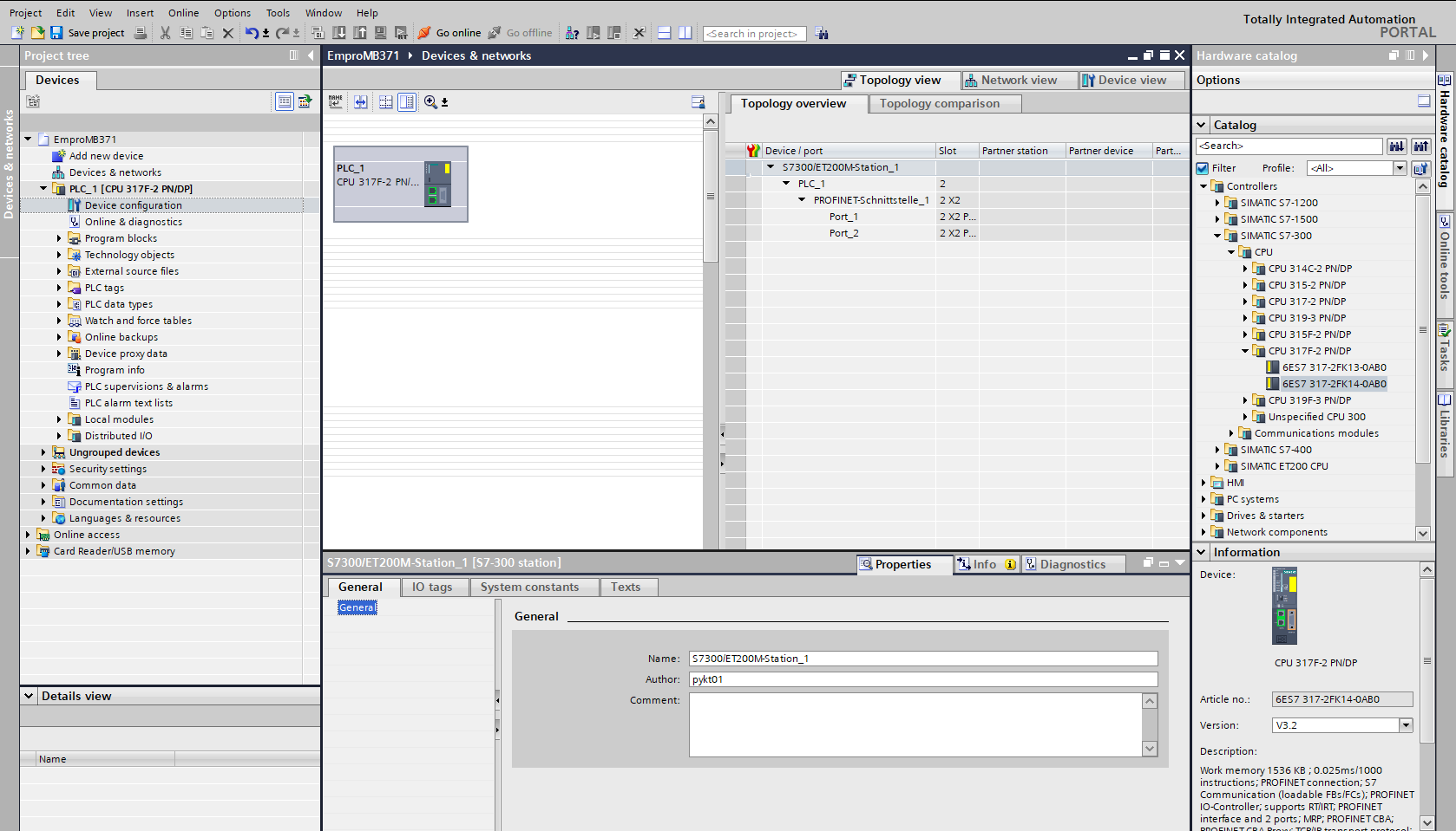 “Devices & networks” in the network view “Devices & networks” in the network view