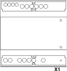 Ethernet interface (X1)