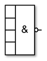 Logic gate with NAND operator Logic gate with NAND operator