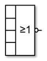 Logic gate with NOR operator Logic gate with NOR operator