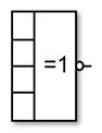 Logic gate with NXOR operator Logic gate with NXOR operator