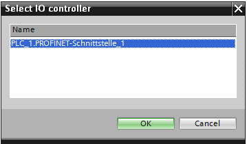 Selecting the I/O controller Selecting the I/O controller