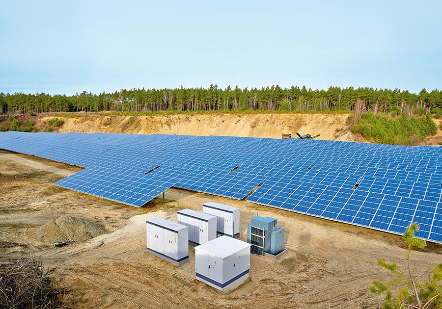 Solar park installer Envalue, Germany