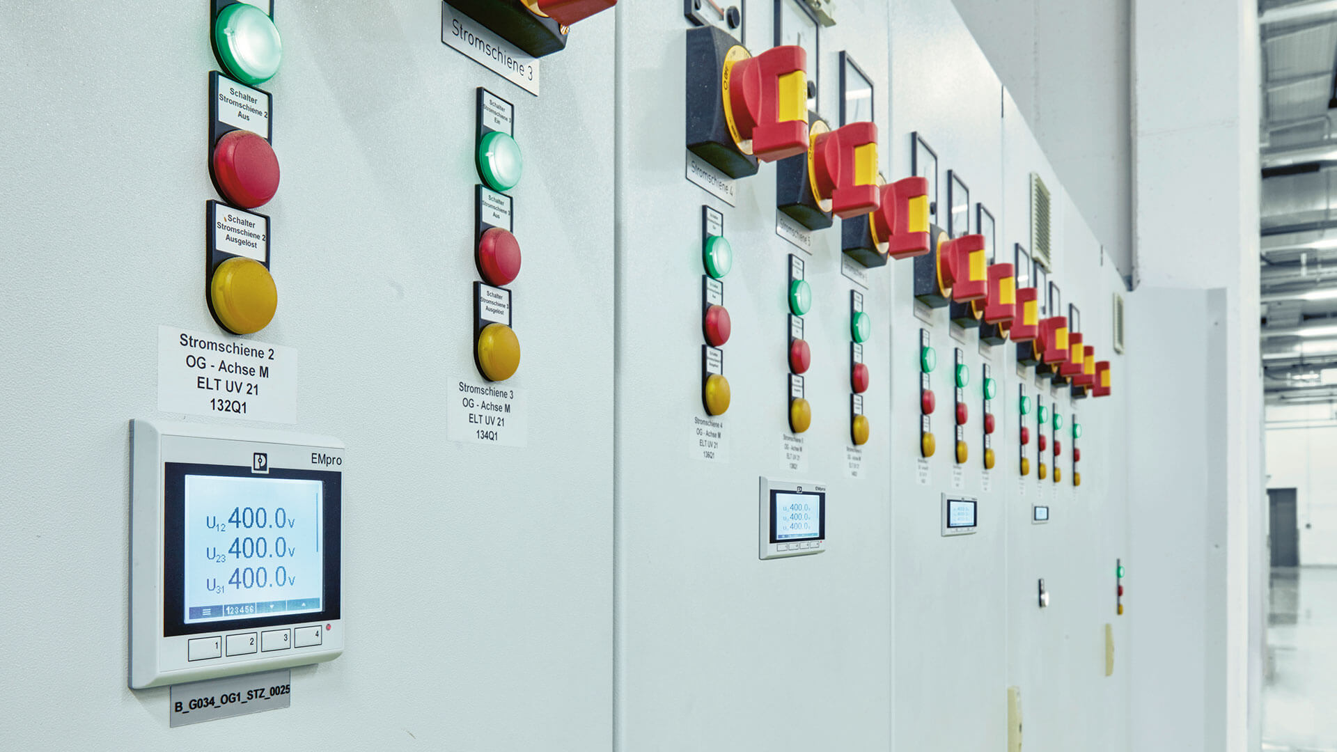 Energy measuring devices transmit data to higher-level control and management systems