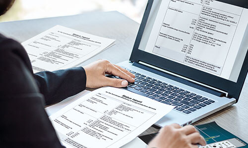Effortless creation of standard-compliant status reports